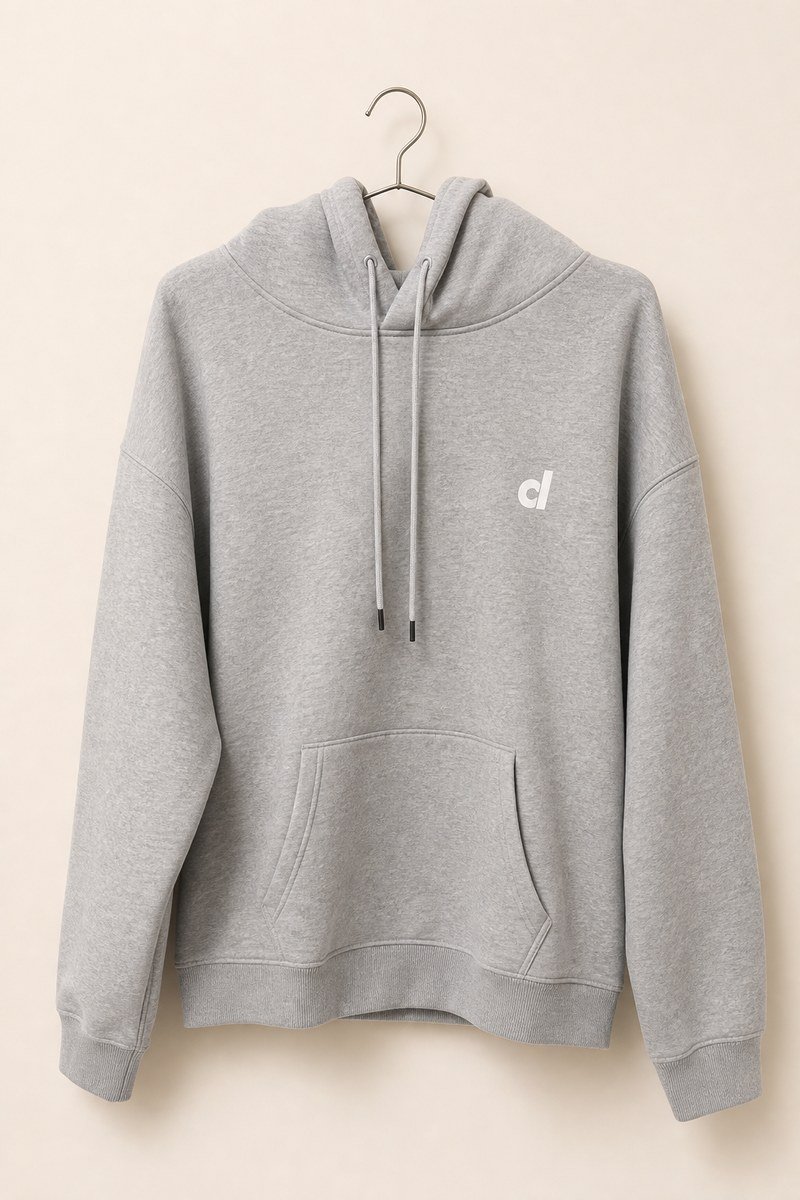 Grey Oversized Hoodie