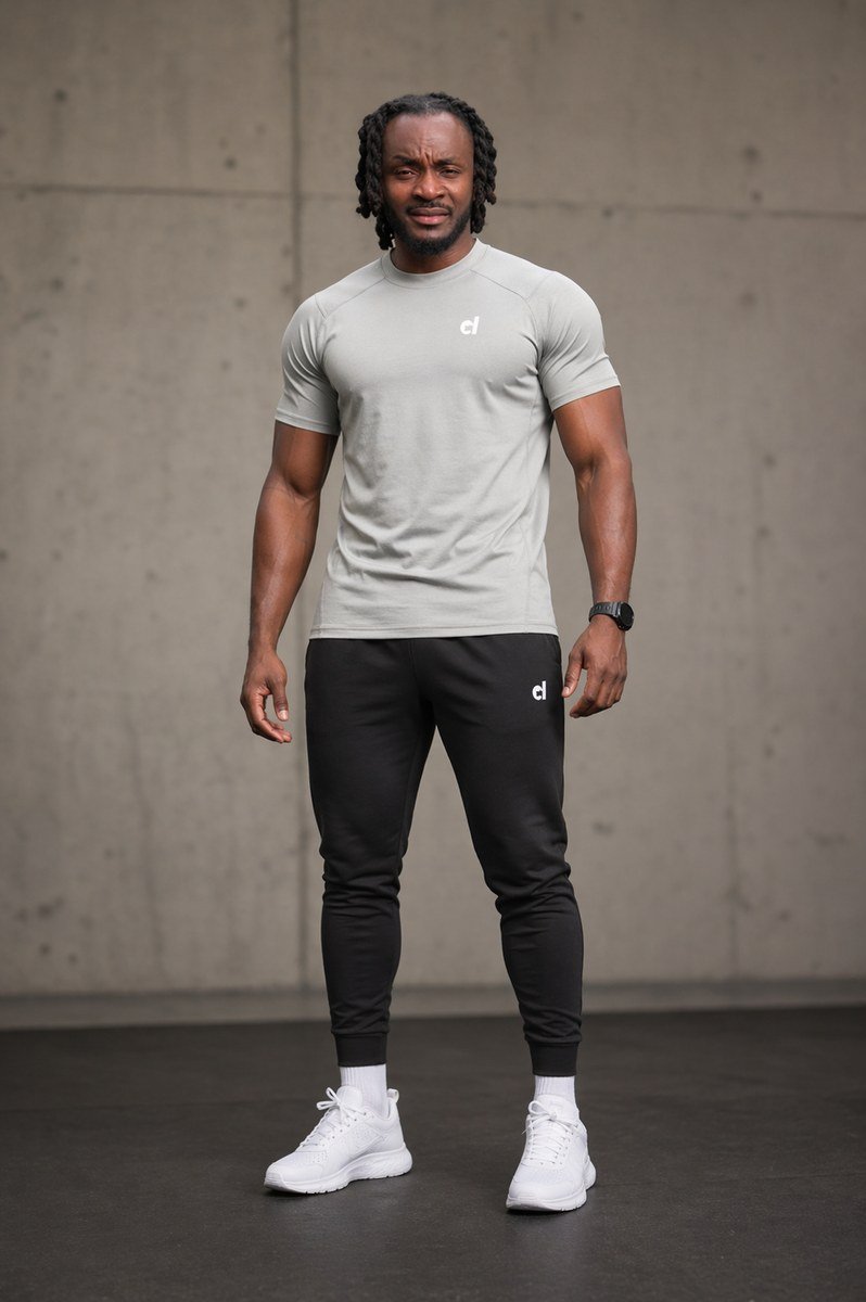 Light Grey Essential Gym Tee